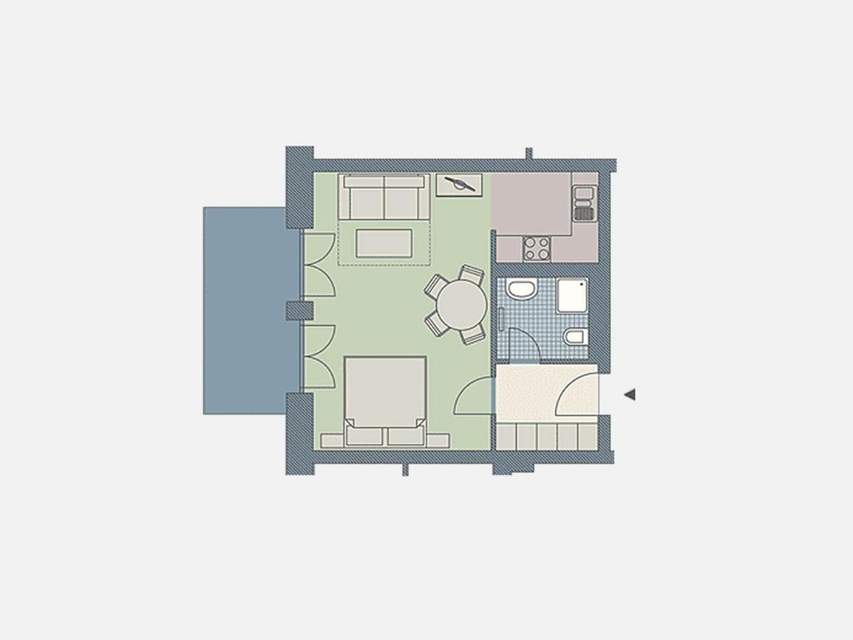 Kaiservillen Heringsdorf - 1-Raum-Ferienwohnung Mit Terrasse D103 Kültér fotó