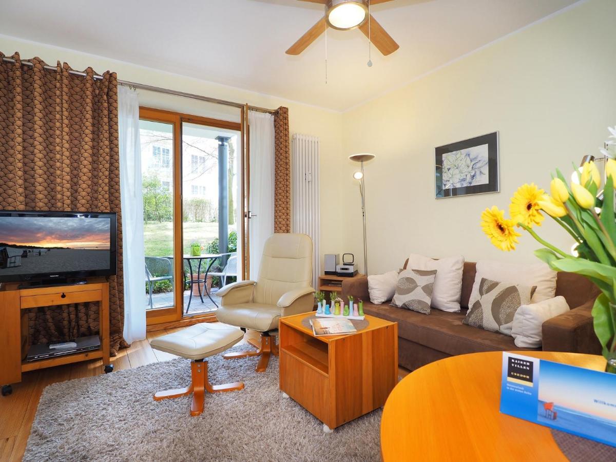 Kaiservillen Heringsdorf - 1-Raum-Ferienwohnung Mit Terrasse D103 Kültér fotó